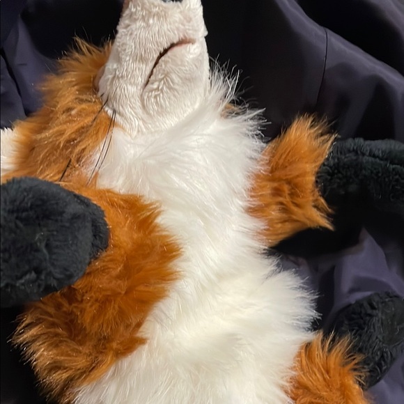Puppet Folkmanis Red Fox Hand Puppet, Rust brown and white stuffed animal - Picture 7 of 12